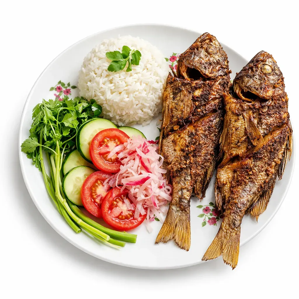 A flavorful and easy recipe for fried fish that embodies the essence of Salvadoran cuisine, perfect for pairing with rice and fresh salad.