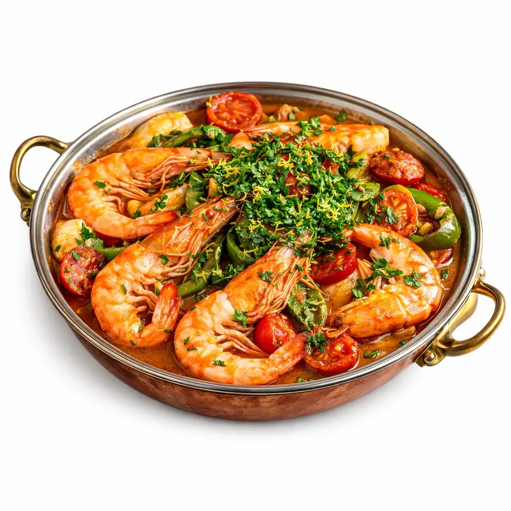 Dive into the flavors of Portugal with this seafood-rich Cataplana de Marisco, perfect for gatherings and bringing a coastal breeze to your kitchen.