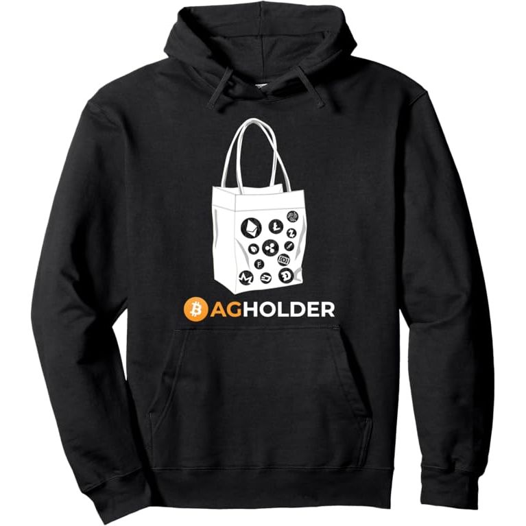 Funny Altcoin Bagholder Joke for Cryptocurrency Investors Pullover Hoodie image