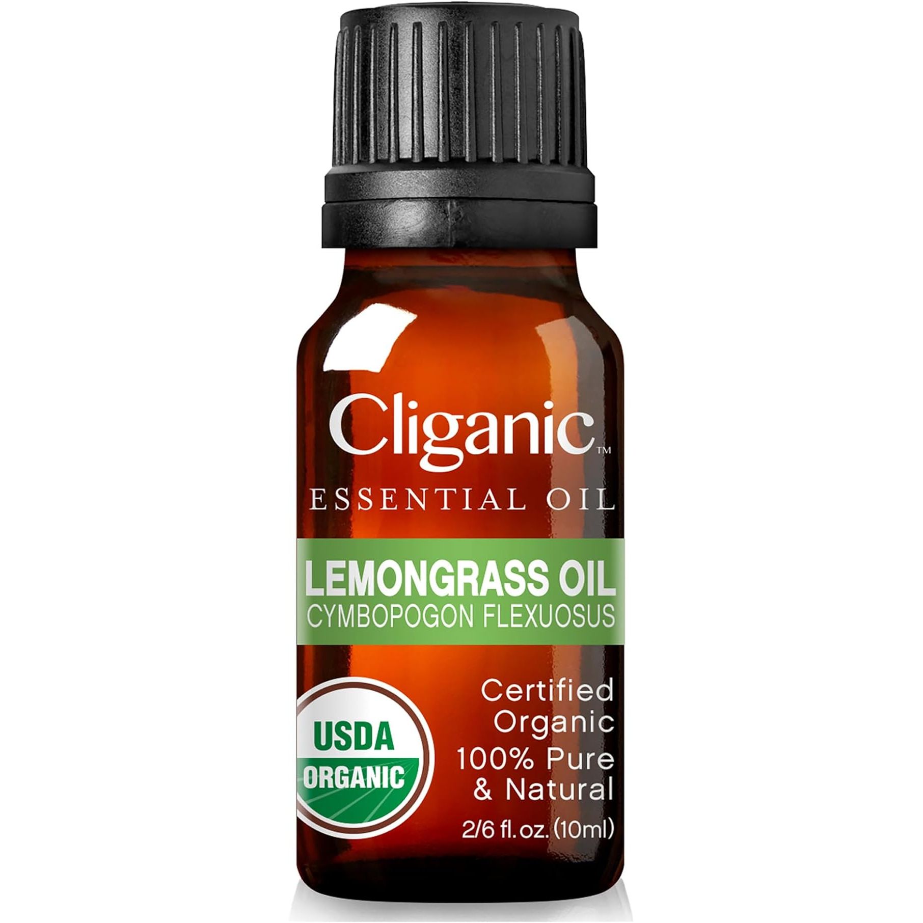 Cliganic USDA Organic Lemongrass Essential Oil is a 100% pure and natural oil that is undiluted, giving you the full benefits of its aroma and therapeutic properties. This essential oil is extracted from lemongrass plants that are grown without the use of synthetic pesticides or fertilizers, making it USDA certified organic.