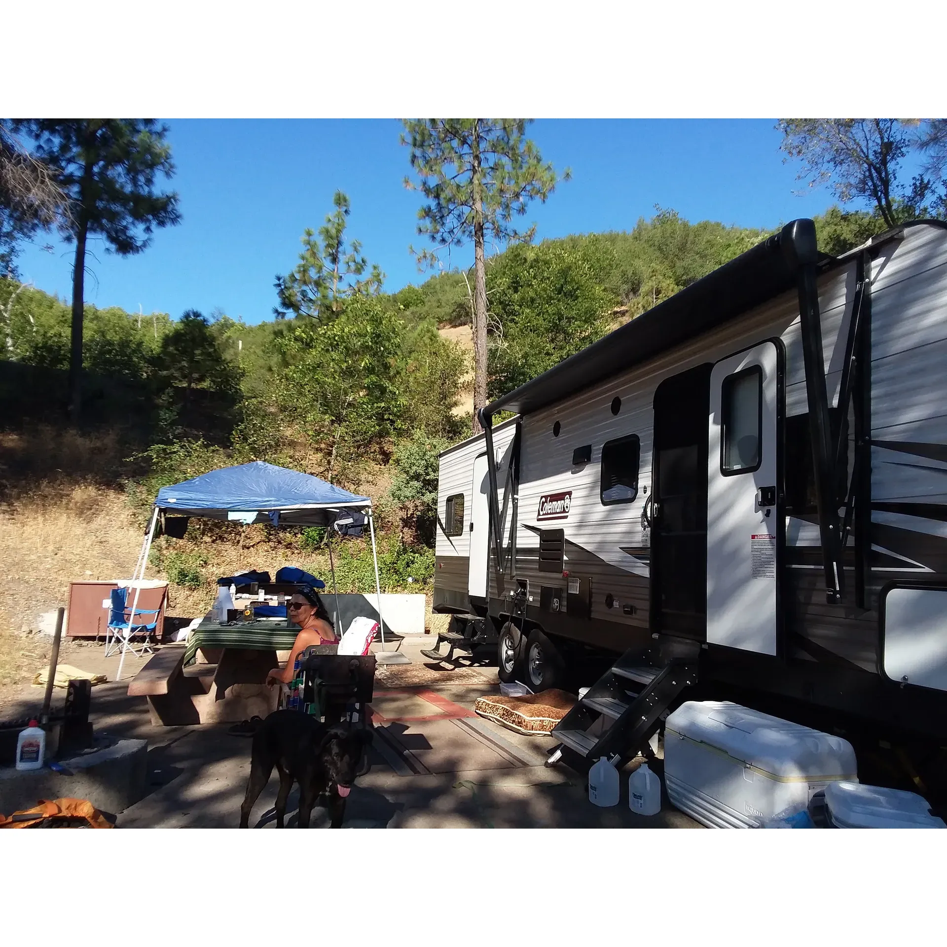 Lower Jones Valley Campground offers an idyllic camping experience for families and outdoor enthusiasts. Despite currently not having a running water supply, guests find resourcefulness in bringing their own water to fully enjoy the natural beauty surrounding them. Visitors are captivated by the proximity to the magnificent lake, whose levels, when high, add to the allure of the scenic setting.

The campground presents an array of compact camp spots that encourage coziness and camaraderie among campers. Those who have stayed commend the location, which is conveniently just minutes away from the refreshing lake, perfect for those seeking to indulge in water activities or simply bask in the serenity of the water's edge.

While the campground operates with a rustic charm, guests appreciate the essentials offered. It's advisable for campers to come prepared with sufficient supplies to ensure comfort, including water for various needs. Extra preparation, such as bringing cleaning supplies and additional trash bags, can enhance the camping experience.

Many find that the sense of community here is palpable, where the thrum of nightlife can be experienced with evening gatherings that showcase the lively spirit of fellow campers. For those with a taste for nocturnal excitement, the lively atmosphere extends into the night, providing revelry under the stars.

Embracing the simplicity of outdoor living, Lower Jones Valley Campground provides a memorable retreat where families can disconnect from the daily grind and reconnect with each other in the great outdoors. The campsite staff is noted for their pleasant demeanor, ensuring that even without frequent check-ins, campers feel welcome and valued. With the right preparation and a zest for adventure, the beauty and tranquility of Lower Jones Valley Campground offer an escape where cherished memories are waiting to be made. Description by ChatGPT.