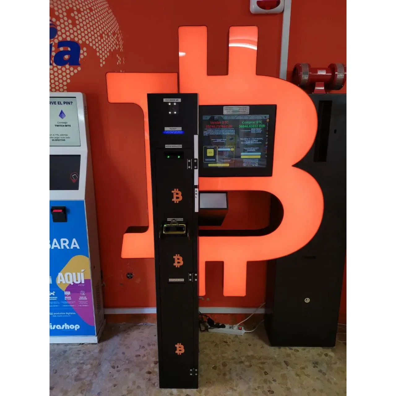 Cajero Bitcoins - Shitcoins.club provides a user-friendly and efficient solution for individuals looking to engage with the world of cryptocurrency. This Bitcoin ATM offers an elegantly streamlined process, allowing users to conduct their transactions effortlessly. Customers frequently commend the simplicity and speed of the service, highlighting how it caters to both crypto-enthusiasts and first-time users alike.

The ATM stands out due to its reliability and the trust it has built amongst its users. From the casual buyer to the serious investor, the convenience of this service is consistently praised. Accessibility is a key benefit, with the ATM functioning seamlessly, ensuring that transactions are completed without hassle.

With a strong focus on customer satisfaction, Cajero Bitcoins - Shitcoins.club operates with a clear understanding of the importance of trust in the cryptocurrency sphere. The ATM's interface is intuitive, drawing in users who are seeking a straightforward and rapid means to buy their chosen cryptocurrencies.

The repeated use and positive feedback encapsulate the ATM's ability to meet the diverse needs of its client base. Whether for small, quick transactions or more significant investments, this Bitcoin ATM is praised as a dependable choice for managing digital assets in an increasingly digital-centric financial world. Description by ChatGPT.