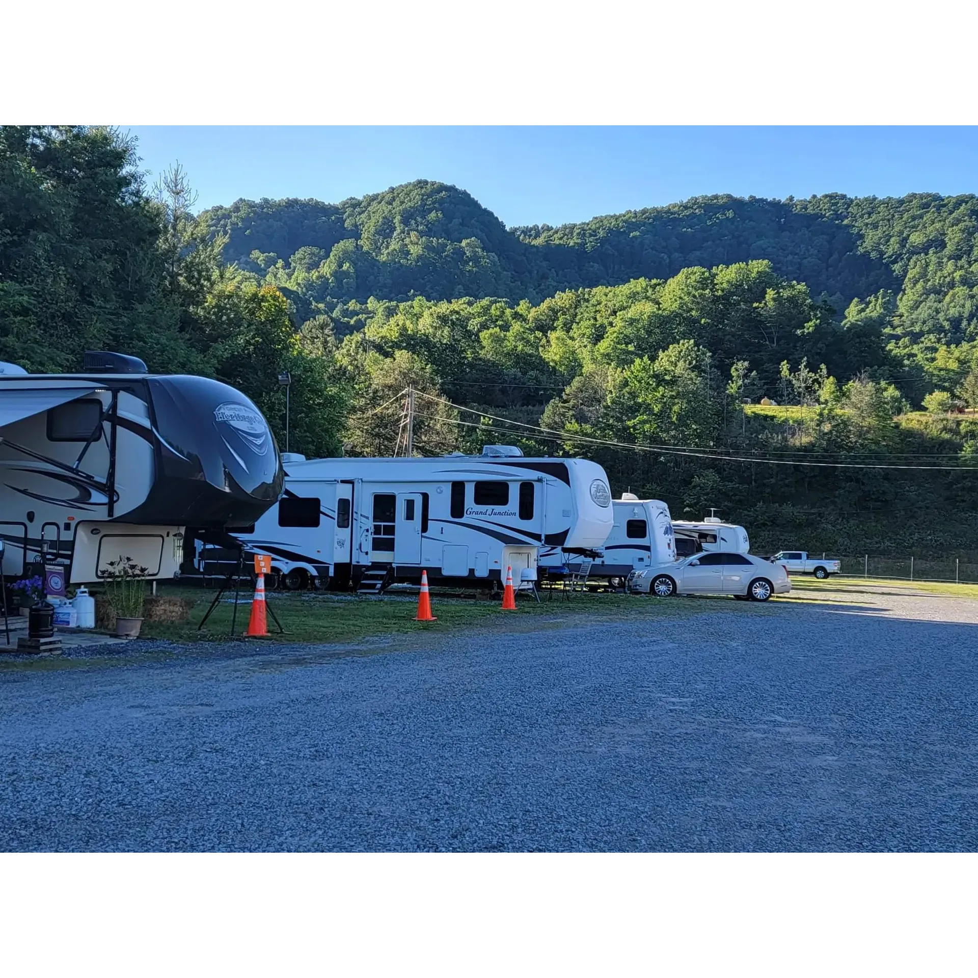 Lonesome Pine RV Park & Campground offers a serene retreat for travelers seeking the comfort and convenience of home while exploring the majestic landscape of southwest Virginia. Situated in the Coeburn area, this charming campground is characterized by its impeccable cleanliness, tranquil surroundings, and friendly community atmosphere.

Visitors can expect a warm welcome from Bruce, the proprietor, alongside his dedicated manager David, and their team who are all committed to providing an exceptional level of hospitality. Guests rave about the exceptional service, noting how the management goes out of their way to ensure a memorable and comfortable stay.

The campground is equipped with essential amenities designed to enhance the camping experience, including well-maintained bathroom and shower facilities, laundry units, and a fenced perimeter for added security. The family-oriented environment is pet-friendly, and there's even a lovely dog park for your furry companions to enjoy. All lots are reasonably priced and meticulously cared for, ensuring each guest finds a perfect spot to settle in.

Convenience is key at Lonesome Pine RV Park & Campground, as it's located right on the main highway with easy access to nearby grocery stores, hardware shops, medical facilities, and other necessities, all just a short drive away. The park also offers storage solutions for RVs, boats, and trailers, adding to its comprehensive array of services.

Those who have stayed at the campground often speak of the beautiful natural surroundings and the peace and quiet it offers. Whether you're looking for a cozy overnight stop or a longer-term getaway, Lonesome Pine presents an idyllic base from which to explore the beauty of the region, all while maintaining the comforts of home.

Lonesome Pine RV Park & Campground is not just a place to stay; it's a community where travelers come together, create memories, and often find themselves yearning to return, even if just to relive the warmth and kindness of their previous visit. As guests pack up to leave, they carry with them the anticipation of their next return to this welcoming haven in the heart of the mountains. Description by ChatGPT.