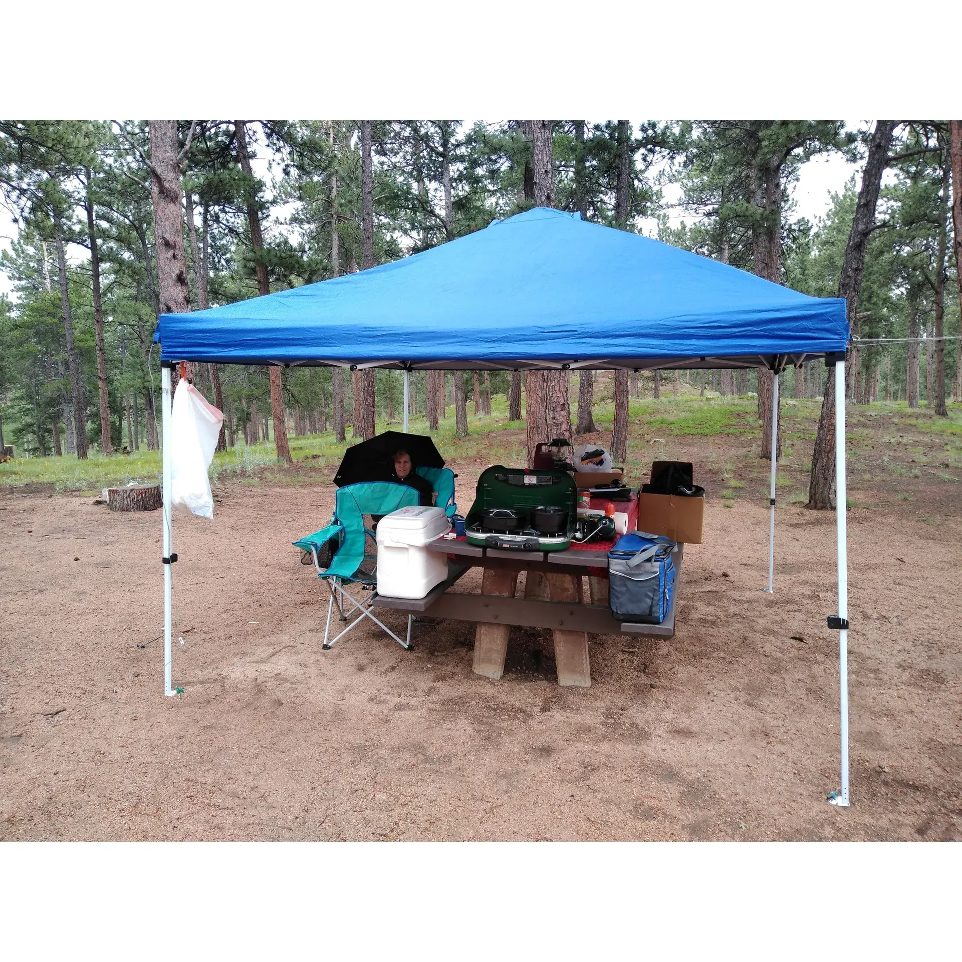 Meridian Campground is a serene and well-maintained oasis, ideal for those seeking a touch of wilderness close to the conveniences of civilization. Its proximity to the Meridian trailhead—just a mile's walk away—makes it a prime location for avid hikers looking to explore the scenic trails and indulge in the beauty of Aspen-laden landscapes.

With a reputation for exceptional maintenance, guests frequently commend the impeccable cleanliness of the facilities, including some of the most spotless campground toilets around. Spacious individual lots are spread out to provide a sense of privacy and tranquility, allowing campers to enjoy their own slice of nature without feeling crowded.

Though unencumbered by electrical hookups, each site's simplicity is complemented by a centrally-located hand pump water well—a traditional feature offering fresh water to visitors willing to engage in a bit of physical exertion. It's a charming nod to the rustic camping experience.

The campground hosts are renowned for their helpfulness, ready to assist with local knowledge and the sale of firewood to ensure everyone can bask in the warmth of a campfire under the stars. With 20 dry camping sites available for a reasonable fee, and additional parking offered at a modest charge, Meridian Campground is an attractive destination for those seeking an authentic outdoor experience.

Nature lovers will appreciate the proximity to Tanglewood Trails, a few miles down the road, for exceptional hiking opportunities. Though fishing streams are not within reach, the campsite's allure lies in its secluded appeal and the chance to disconnect and unwind amidst nature's splendor. Remember to bring cash to secure your spot in this peaceful retreat and create lasting memories under the canopy of Aspens at Meridian Campground. Description by ChatGPT.