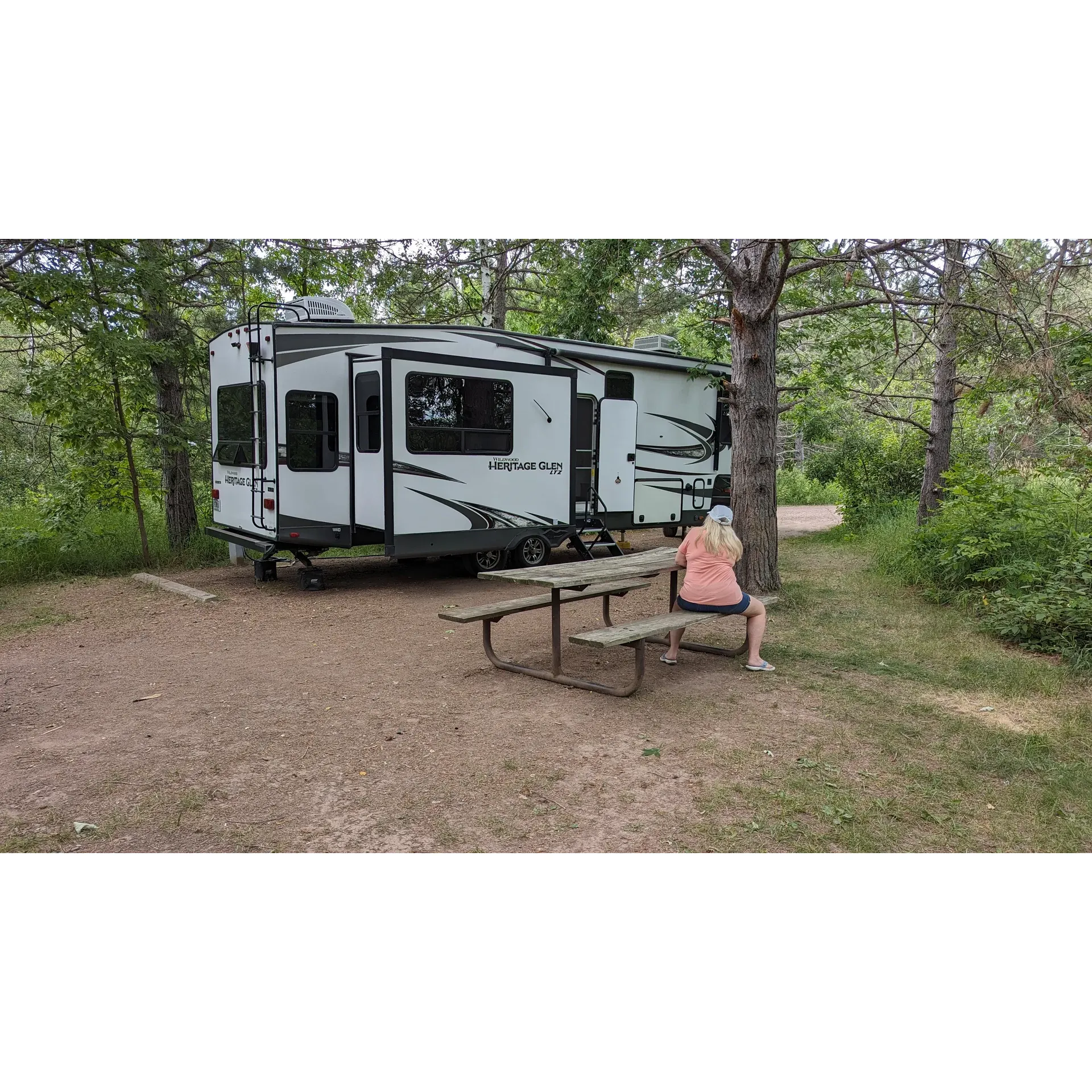 Moose Lake State Park Campground offers a serene outdoor setting for both casual nature lovers and avid outdoor enthusiasts. The campground provides spacious sites that are widely dispersed, ensuring a private and secluded ambiance for each visitor. Each campsite is enveloped in the tranquility of lush forestry, accentuated by the majestic presence of tall pines offering ample shade, creating an idyllic environment for relaxation.

With accessibility to a convenient boat launch, the campground is an ideal spot for boaters looking to explore the nearby waters. Additionally, the day-use area serves as a perfect gathering spot for families and friends to enjoy a variety of recreational activities.

The pristine condition of the available facilities, including the surprisingly well-maintained shower house, contributes to a comfortable and refreshing stay. The campground is known for maintaining clean and neat restrooms, a feature frequently complimented by visitors.

The appealing grounds are further enhanced by the warmth and hospitality of the campground host and friendly staff, whose helpfulness and pleasant demeanor enrich the visitor experience.

For recreation, Moose Lake State Park Campground is a gem, offering ample opportunities for fishing, swimming, and hiking along the scenic trails that wander beautifully by the lake and delve into the wooded landscape. The park's enchanting scenery and its network of trails provide both leisurely walks and adventurous hikes within its picturesque confines.

Ideal for a diversity of camping experiences, from tenting to RV camping, this campground is a delightful destination for families seeking a natural retreat where children can freely enjoy the wonders of the outdoors. With large, private campsites and a lovely lake setting, this park stands out as a fantastic choice for those keen on boating, fishing, or simply basking in nature's beauty. Description by ChatGPT.