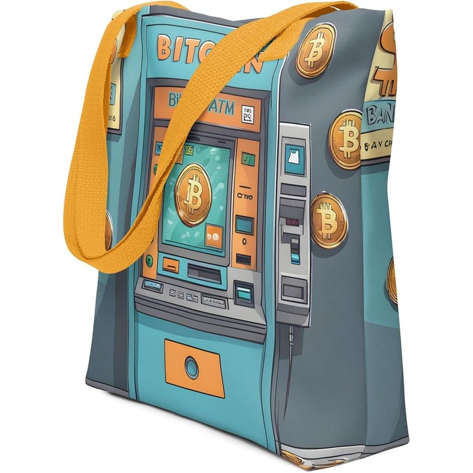 The Bitcoin Fashion Tote Bag is a stylish and versatile accessory for bitcoin enthusiasts, traders, investors, and anyone interested in cryptocurrency. Made from high-quality materials, this tote bag features a unique and eye-catching graphic design that showcases your passion for all things bitcoin.