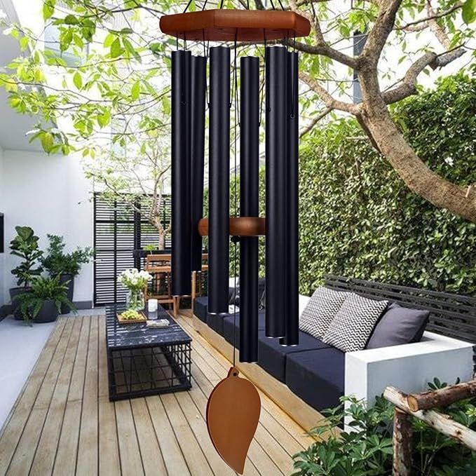 The Outdoor Wind Chime is made of superior quality materials, including beech wood, thick nylon rope, and anodized aluminum tubes. These materials are durable, strong, and resistant to abrasion and corrosion, ensuring that the wind chimes will last for a long time.