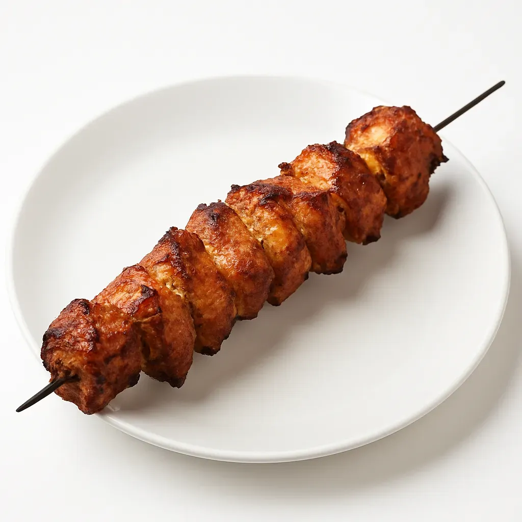 A traditional Eastern European dish consisting of grilled meat skewers marinated with herbs and spices, delivering a delicious and savory experience perfect for gatherings.