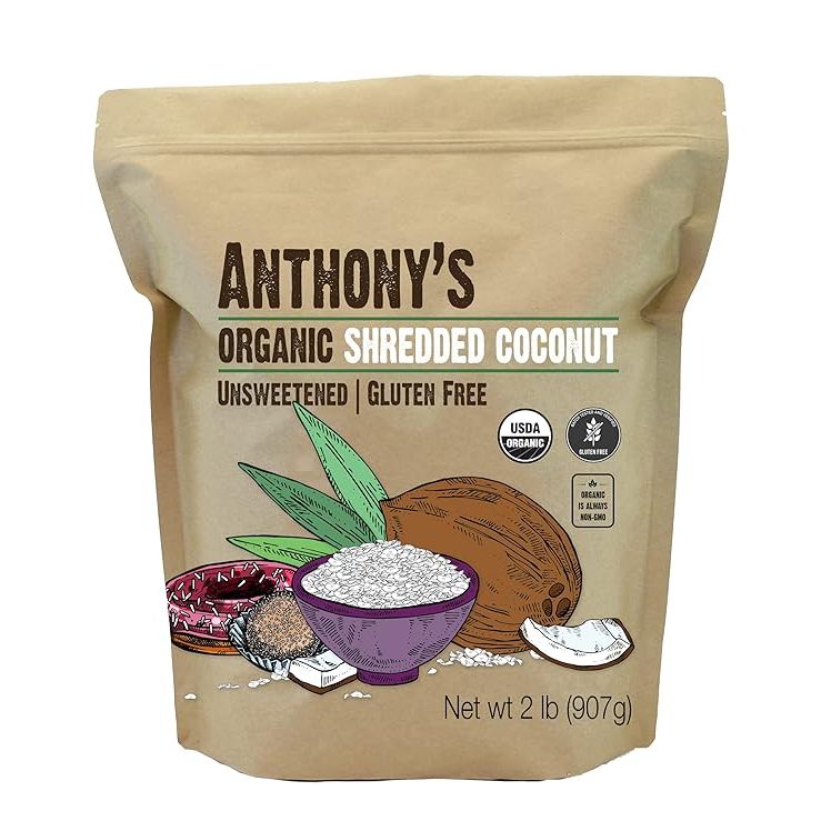 Anthony's Organic Shredded Coconut is a high-quality product that comes in a 2 lb pack. It is unsweetened, making it perfect for those looking to avoid added sugars in their diet. Additionally, this shredded coconut is gluten-free, non-GMO, vegan, and keto-friendly, making it suitable for a wide range of dietary preferences and restrictions.