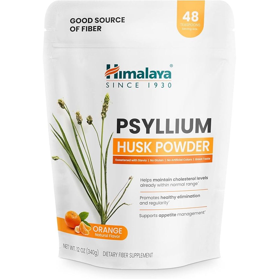 Himalaya Orange Psyllium Husk Powder is a daily fiber supplement designed to support regularity and digestive health. Made from natural psyllium husk, this powder is sugar-free, gluten-free, and vegan, making it suitable for a variety of dietary preferences. It is free from artificial colors and is easy to mix with water or your favorite beverage.