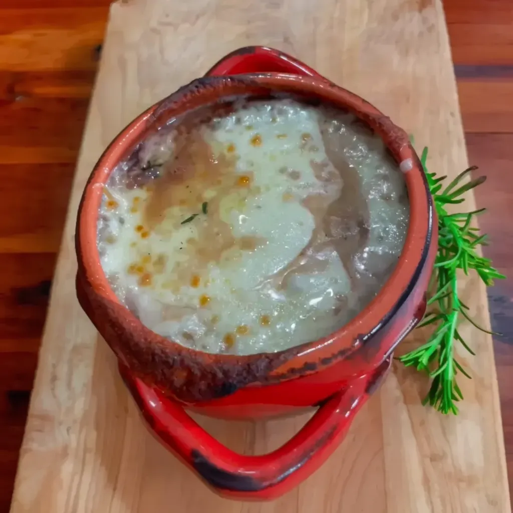 Spicy French Onion Soup with a Mexican Twist image