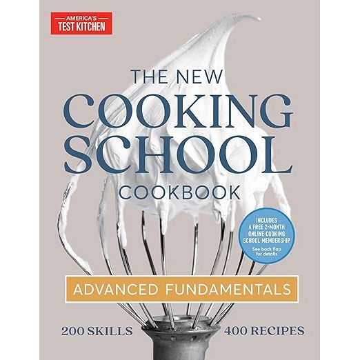 Elevate Your Culinary Game with The New Cooking School Cookbook: Advanced Fundamentals by America's Test Kitchen. This definitive culinary resource unlocks the secrets of sophisticated cuisine, offering a myriad of advanced techniques and show-stopping recipes.