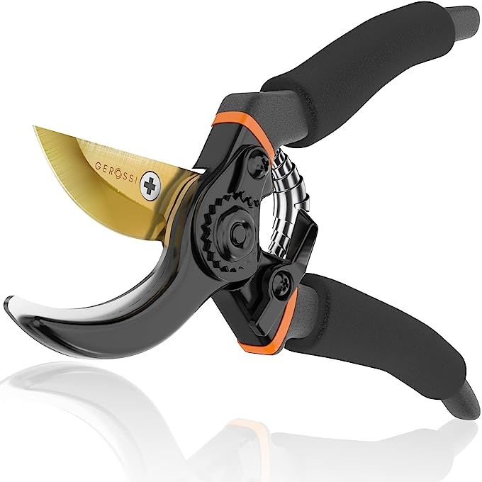 These Pruning Shears are designed for effortless cutting, with high-quality SK5 carbon steel blades that can easily slice through branches up to 3/4" in diameter. The sharpness and edge retention of these shears make them a reliable tool for your gardening needs.