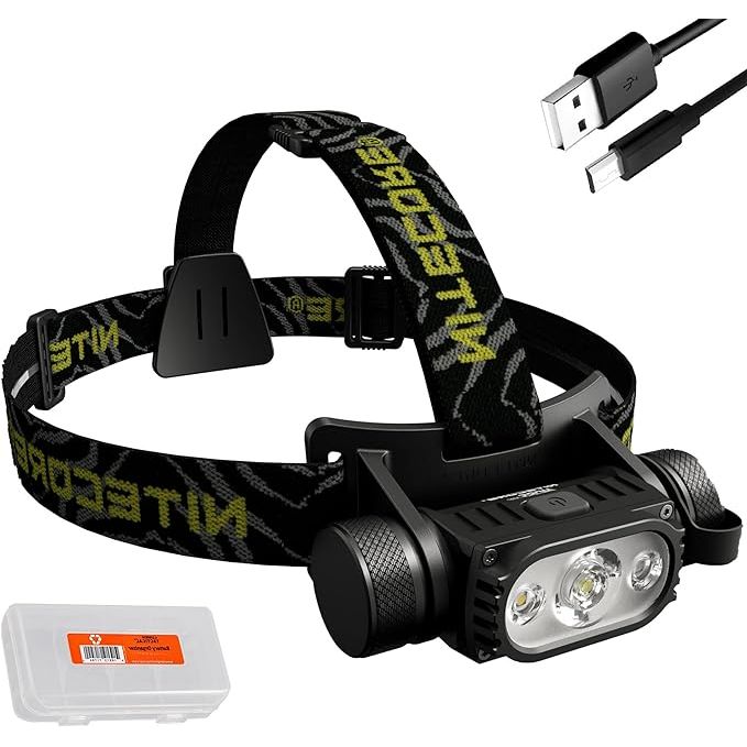 The Nitecore HC65 v2 Headlamp is a versatile and powerful lighting solution designed for outdoor enthusiasts and professionals. With a maximum output of 1750 lumens, this headlamp provides excellent visibility in dark conditions.