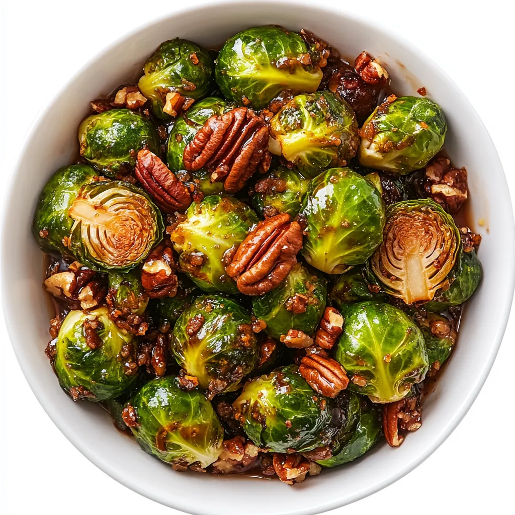 Maple Brussels Sprouts is a sweet and savory side dish that showcases the earthy flavors of brussels sprouts paired with the rich, warm sweetness of maple syrup.