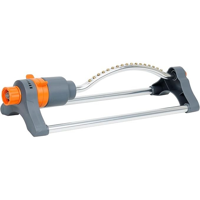 The Precision Brass Nozzles sprinkler is a durable and efficient watering solution for your outdoor space. With 17 high-quality brass nozzles, this sprinkler delivers a fine and uniform spray pattern that ensures thorough watering without causing damage to delicate plants.