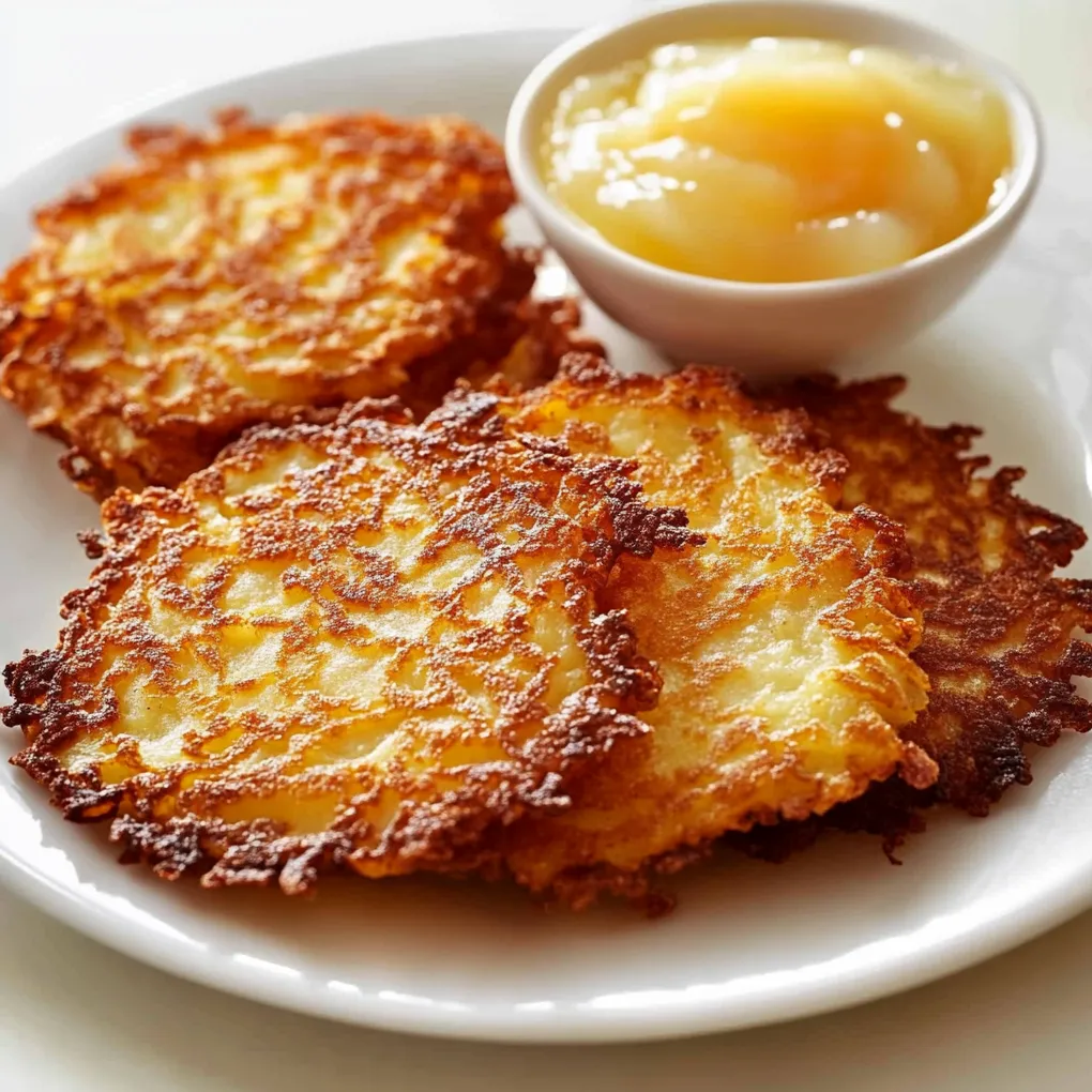 Kartoffelpuffer, or German potato pancakes, are a popular dish in Germany often enjoyed for their crisp outside and tender inside. These savory pancakes are made from grated potatoes mixed with onion, egg, and flour to create a batter, which is then fried in hot oil until golden brown. Traditionally served with applesauce or sour cream, Kartoffelpuffer can be a delightful appetizer, a side dish, or even the main course. They're particularly beloved during holidays and festivals but are also a comfort food staple that can be enjoyed year-round.