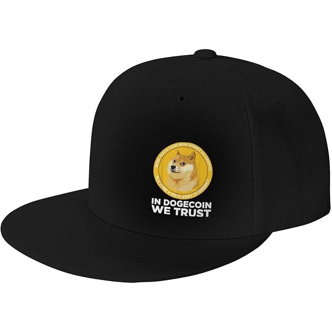 The Dogecoin We Trust Unisex Baseball Cap is a stylish and versatile accessory that provides sun protection while on outdoor adventures or casual outings. The cap features the iconic "In Dogecoin We Trust" slogan embroidered on the front, making it a fun and trendy choice for supporters of the popular cryptocurrency.