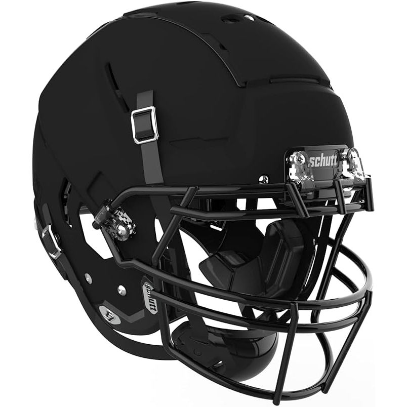 The Schutt F7 VTD Collegiate is a popular football helmet designed for collegiate level athletes. It features innovative technology such as the Virtual Tackler Design, or VTD, which uses Tektonic Plate technology to absorb impact and reduce the force transferred to the player's head.