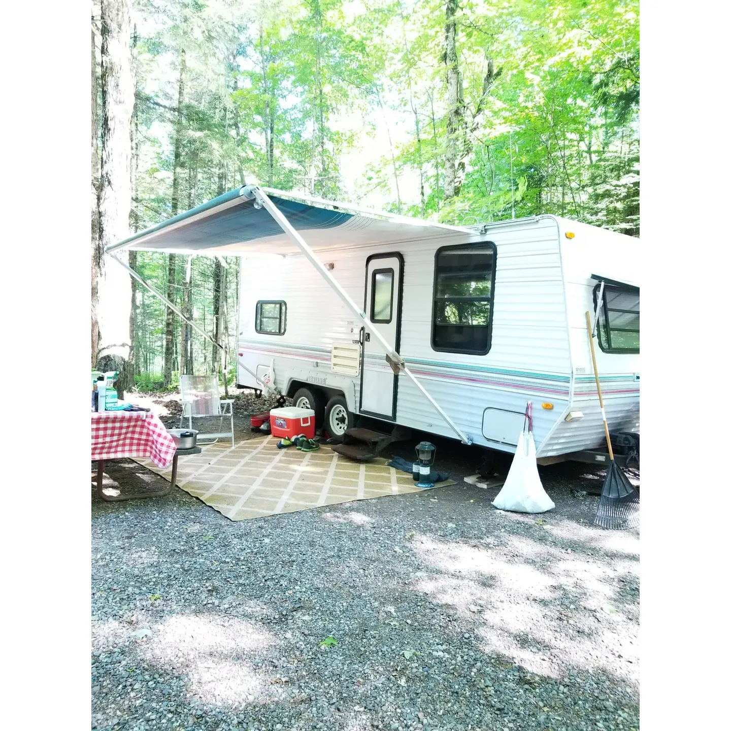 Connors Lake State Campground is a charming outdoor retreat offering an authentic Northwoods experience for campers seeking scenic beauty and well-appointed facilities. The campground is praised for its spacious and private campsites, allowing visitors to immerse themselves in the tranquility of nature. Each site comes equipped with high-quality fire pits and heavy-duty grills designed to enhance the camping experience with culinary adventures by the fire. The thoughtful inclusion of grills with adjustable heights ensures you can perfectly cook your meals to your satisfaction.

The restrooms at the campground have received commendable remarks for their cleanliness and for being housed within finished buildings, providing additional comfort for campers. Visitors emphasize bringing a footprint or tarp to place under their tents due to the presence of gravel, ensuring a pleasant tent setup.

Adventure enthusiasts will appreciate the access to great beaches and fishing opportunities, while those with boats will find the location even more enjoyable, with plenty of space to explore the lake and its surroundings. Meanwhile, the campground's large wooded sites offer a serene backdrop, with a select few boasting electrical hookups and even lake views, though it's noted that these are limited and sought-after.

The campground's atmosphere is commended for being friendly and welcoming, with annual visitors citing it as their go-to destination for a yearly escape into the lush wilderness. Despite being tucked away from the hustle and bustle of the city, the sense of community and the natural allure make Connors Lake State Campground a sought-after spot for both seasoned campers and those new to the experience, promising unforgettable stays amidst the beauty of Wisconsin’s outdoors. Description by ChatGPT.