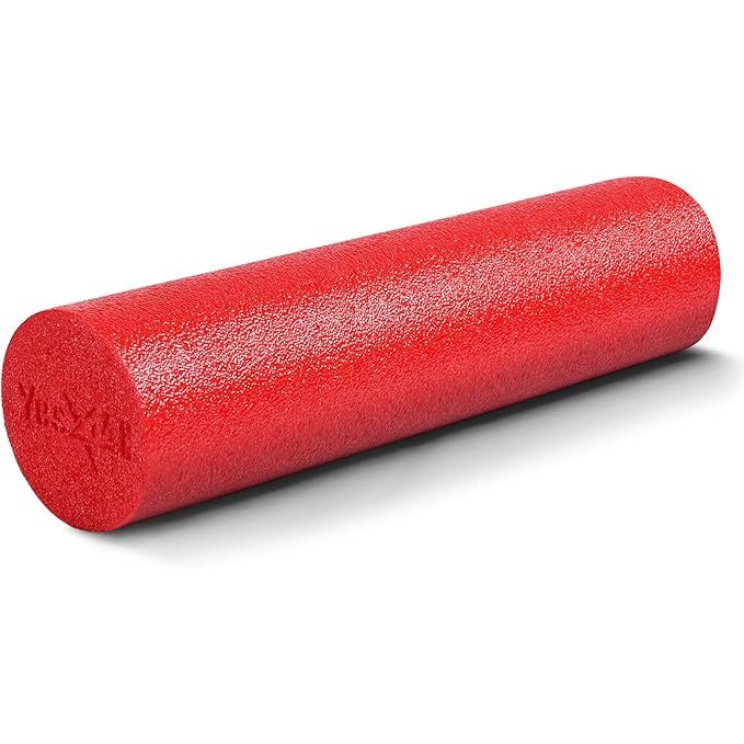 The Yes4All Low Density Round PE Foam Rollers are designed to help with muscle massage, yoga core exercises, and physical therapy. They come in four different sizes - 12, 18, 24, and 36 inches - allowing you to choose the one that best fits your needs. 
These foam rollers are made of high-quality PE foam that is soft, lightweight, and durable.