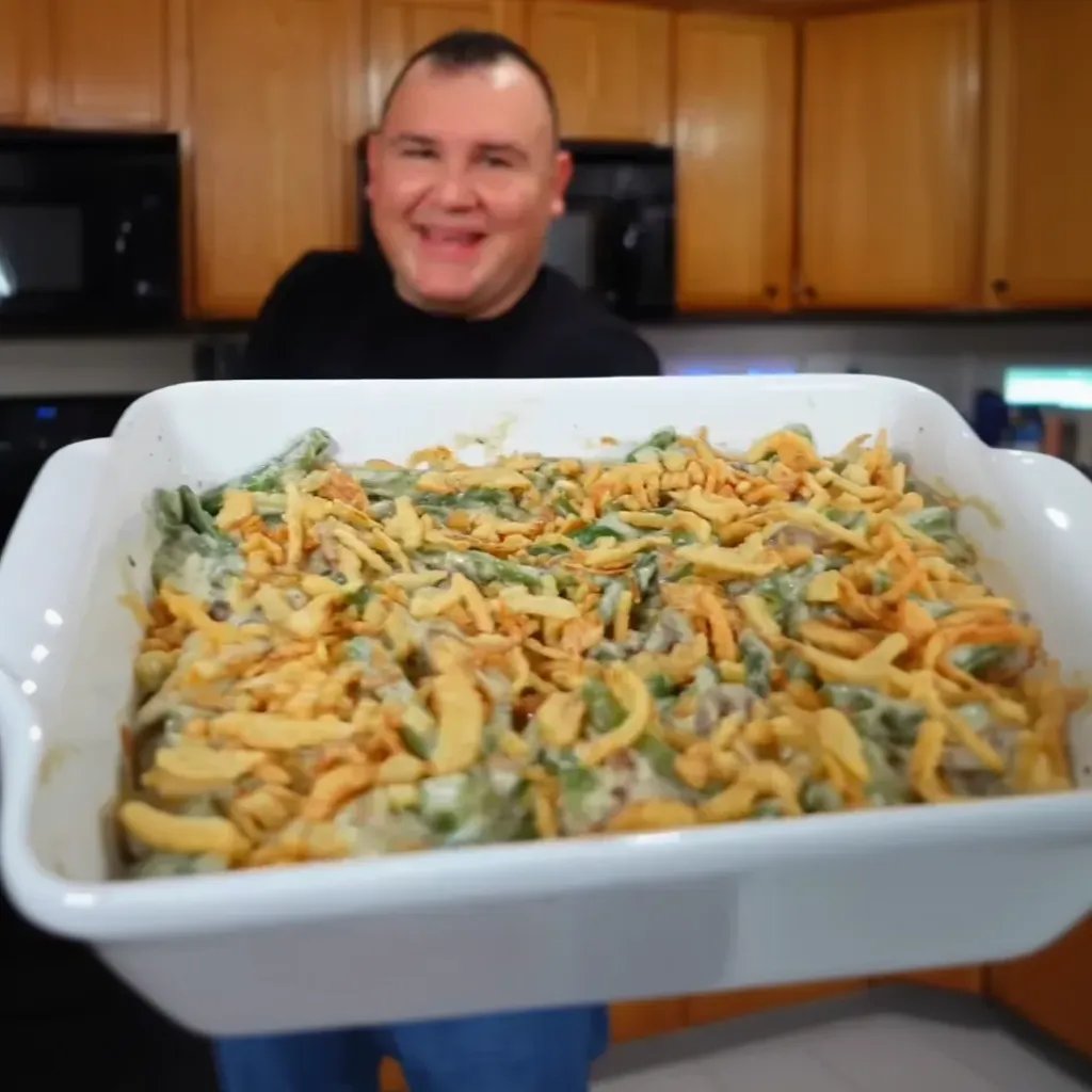 Truffle Green Bean Casserole image