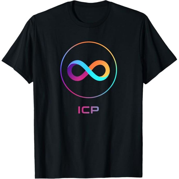 ICP Crypto DFINITY Internet Computer Cryptocurrency Token T-Shirt image