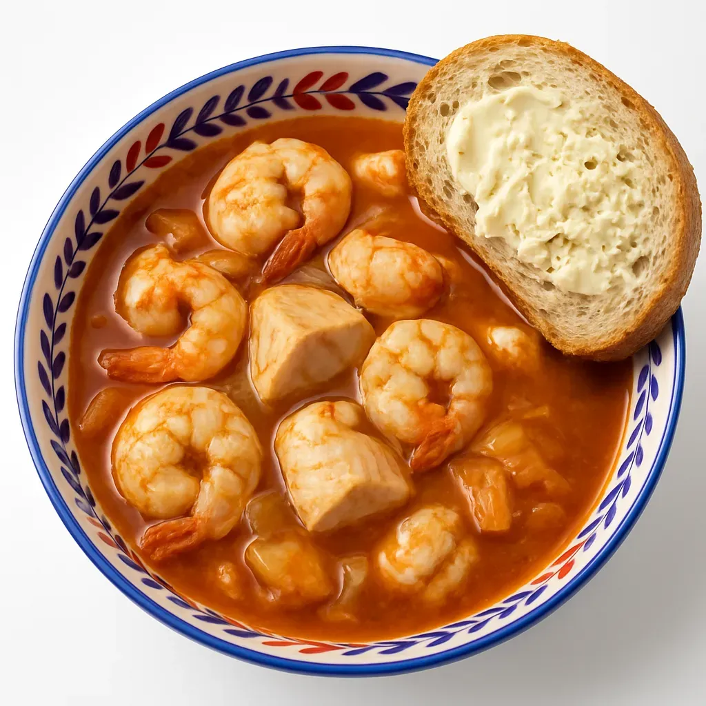 A rich and comforting soup inspired by Iceland, featuring delicate seafood and a smoky flavor from outdoor cooking. Perfect for a unique culinary adventure.