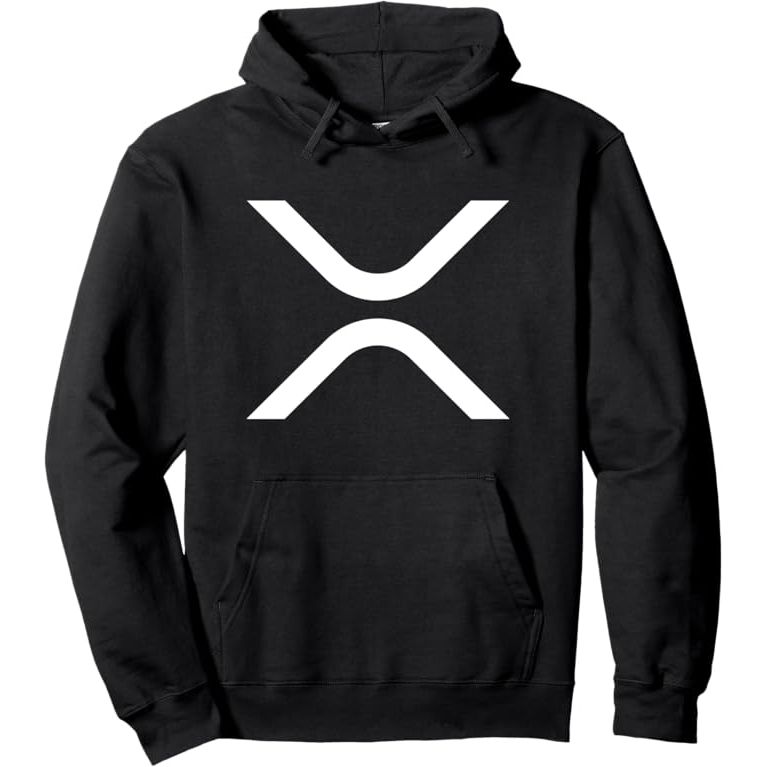 XRP Coin Ripple Cryptocurrency Wallet HODLer To The Moon Pullover Hoodie image