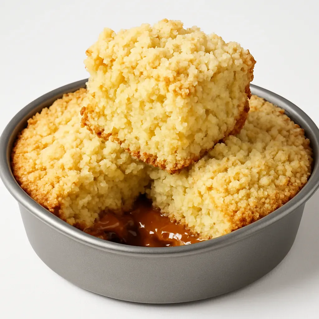 Cuca is a traditional dessert from Southern Brazil, influenced by German cuisine, featuring a sweet bread with a buttery streusel topping and rich dulce de leche filling.
