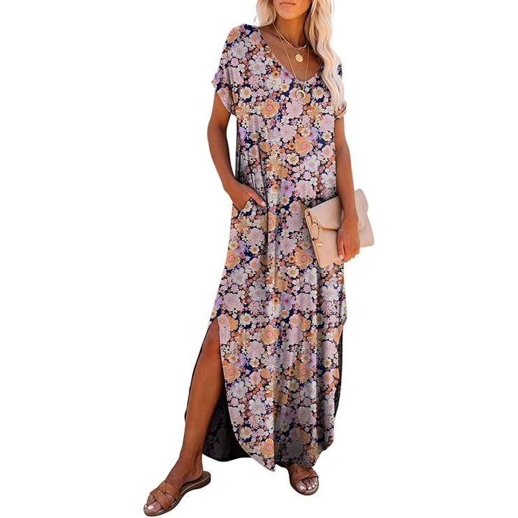 Overall, the Dokotoo Women's Summer Dress is a chic and comfortable option for women looking for a stylish and easy-to-wear outfit for the summer. With its Hawaiian-inspired design and loose fit, this maxi dress is sure to become a go-to piece for beach vacations, resort getaways, and other warm-weather activities in 2024. Description by ChatGPT.