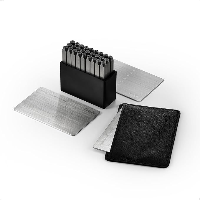 SecuX XSEED Plus is a secure Bitcoin wallet crypto seed storage solution that comes in the form of steel plates. These steel plates are designed to store the seed phrases needed to access your cryptocurrency wallet securely, as they are resistant to physical damage, such as fire or water.