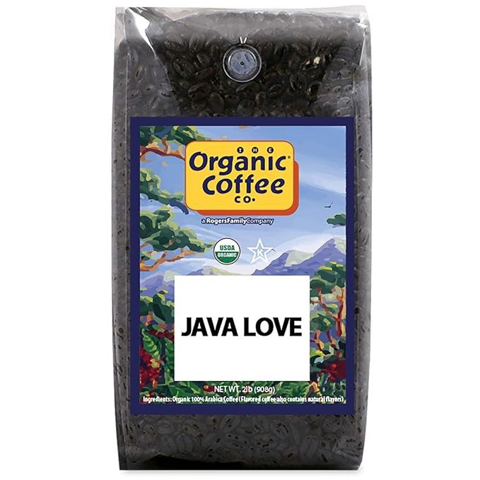 The Organic Coffee Co. Whole Bean Coffee in the Java Love flavor is a 2lb bag of medium roast coffee that is USDA Organic certified. This coffee is made from high-quality Arabica beans that have been grown without the use of synthetic fertilizers, pesticides, or other harmful chemicals.