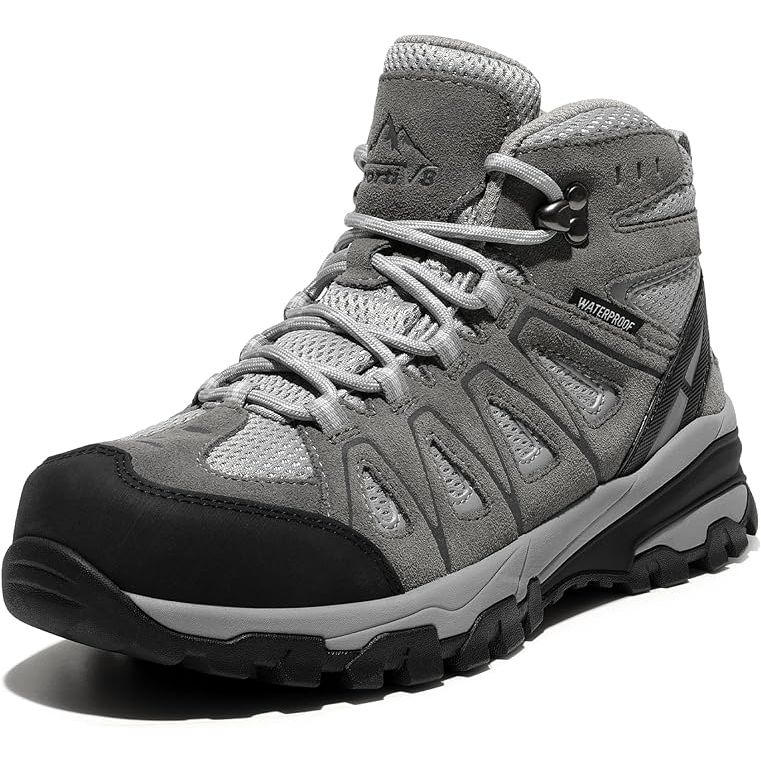 NORTIV 8 Women's Waterproof Hiking Boots are designed for outdoor activities such as trekking, camping, and trail hiking. These boots are made with waterproof materials to keep your feet dry and comfortable in all types of weather conditions.