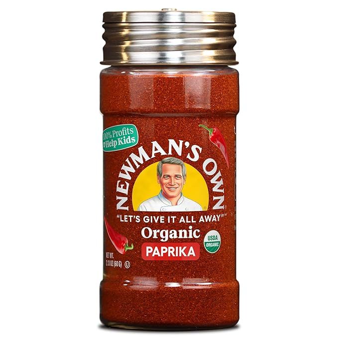 Newman's Own Organic Paprika is a high-quality spice that is perfect for adding flavor to various dishes. This paprika is great for seasoning meats, stews, and soups, giving them a rich and aromatic taste. It comes in a 2.13 oz. bottle, making it convenient to store and use in your kitchen.