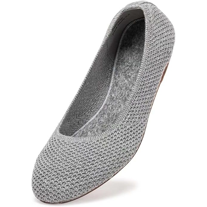 The Frank Mully Women's Ballet Flat Shoes are designed for both style and comfort. These shoes feature a knit dress material that gives them a unique and fashionable look. The round toe and slip-on design make them easy to put on and take off, while the low wedge provides added support for all-day wear.