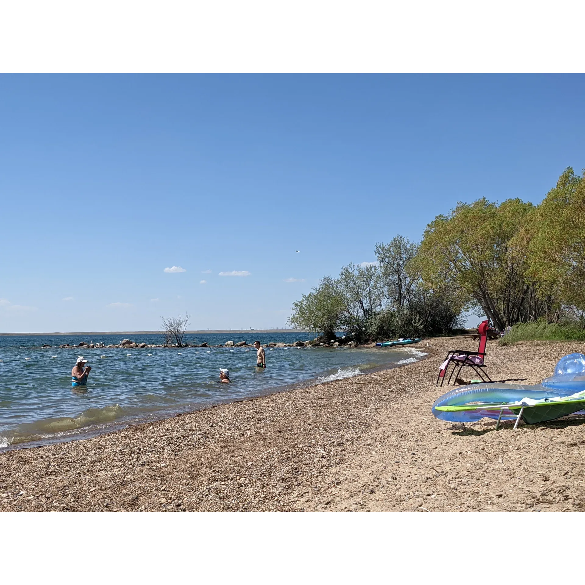 Kinbrook Island Provincial Park offers a serene escape into nature, providing visitors with impeccable maintenance and camping facilities. This beloved park boasts a sparkling beach with crystal clear water and a variety of recreational activities including swimming and boating when conditions permit. 

The campsites offer various levels of privacy, with the 'C' campground area recognized for its secluded setting, ensuring a tranquil experience amidst the outdoors.

Possessing clean and convenient amenities, the park provides visitors with updated shower facilities and flush toilets, ensuring comfort during your stay. Showers are available for a nominal fee, ensuring guests can freshen up after a day full of adventure.

Those who appreciate the beauty of the night sky are in for a treat, as the northern lights often make an appearance, creating unforgettable evenings under the stars. 

The park also features group use areas and has a concession that, while seasonal, is known for its commendable offerings and satisfying meals. For those planning to stay connected to the modern convenience, the campsite ensures the availability of firewood, which is sold on-site.

While some areas of the park are undergoing enhancements to further improve the visitor experience, the commitment to preserving its natural beauty remains evident. With no ATM on-site, guests are reminded to bring cash to fully enjoy all the amenities without any hassles.

The park welcomes visitors with well-equipped parking suitable for truck and boat trailers, preparing for the times when boating activities are in full swing. For those seeking to immerse themselves in nature without sacrificing comfort, Kinbrook Island Provincial Park is an idyllic destination that beckons travelers to come and create lasting memories amidst its scenic surroundings. Description by ChatGPT.