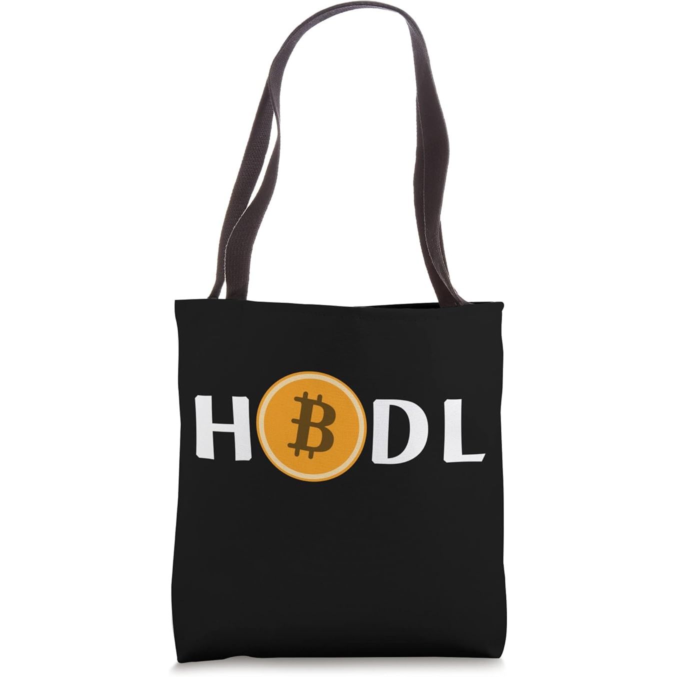 The Hodl Bitcoin Tote Bag is a stylish and practical accessory designed for cryptocurrency enthusiasts. The tote bag features a bold Hodl Bitcoin print on the front, making it a statement piece for those who are passionate about digital currency.