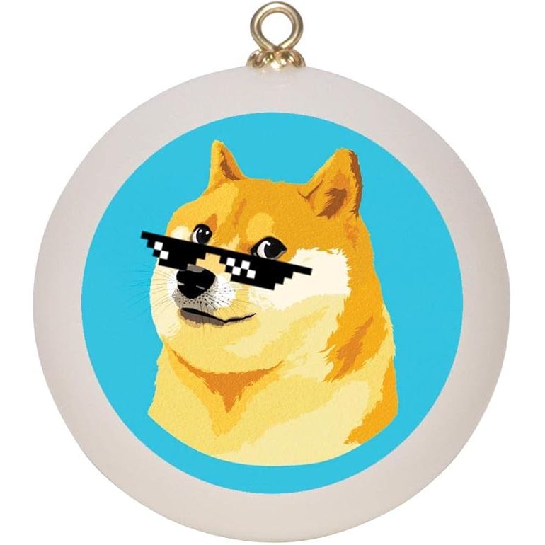 The Dogecoin Christmas Tree Ornament is a unique and festive decoration for the holiday season. It features the popular Dogecoin cryptocurrency symbol, making it a perfect gift for crypto enthusiasts or anyone interested in digital currency.