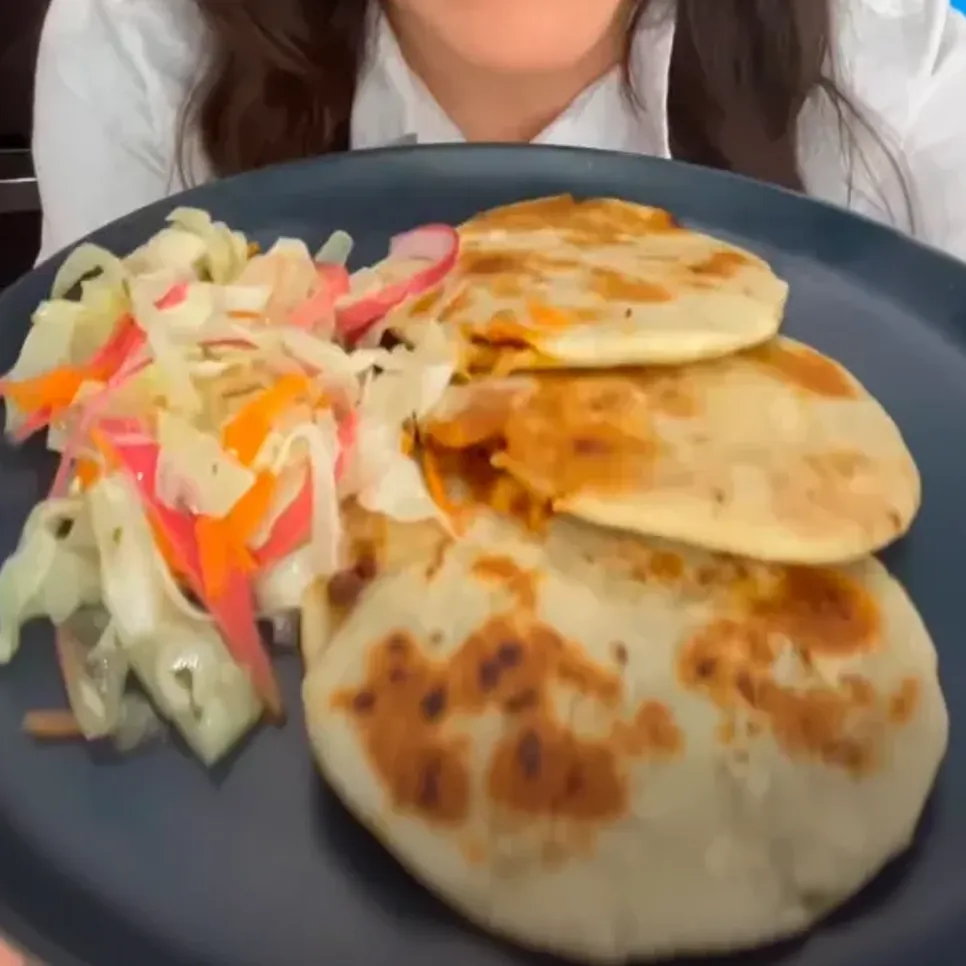 Pupusas with Curtido image