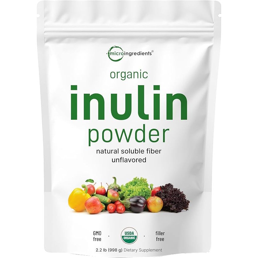 Organic Inulin FOS Powder is derived from Jerusalem artichokes, a natural source of prebiotic fiber that promotes gut health and supports a healthy colon. This product comes in a 2.2-pound package, which contains 35 ounces of quick water-soluble powder that can easily be incorporated into your daily routine.