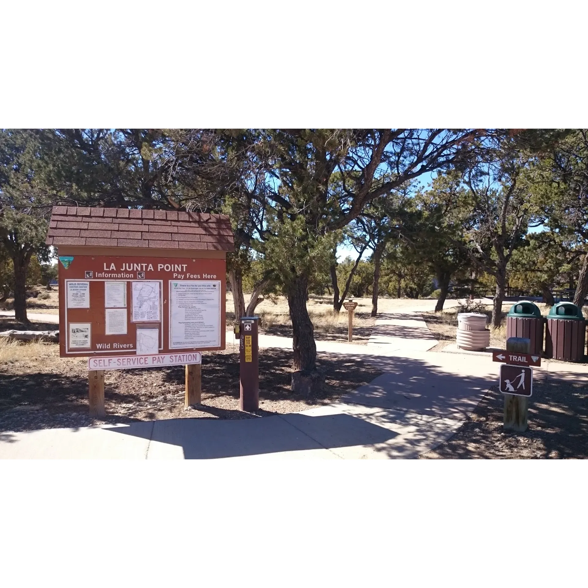 La Junta Campground is a picturesque outdoor oasis that serves as a prime destination for nature enthusiasts and adventure seekers alike. Boasting absolutely gorgeous scenery, the campground offers visitors the unique opportunity to witness breathtaking sunsets that paint the vast canyon ridge with vibrant hues, creating a tranquil and awe-inspiring atmosphere.

Perfectly situated for panoramic views, the campground provides guests the chance to immerse themselves in the natural beauty of the landscape. While the La Junta trail is currently not accessible, the incredible sights visible from the campground itself more than compensate for this, with vistas that stretch out towards where the Red River meets the Rio Grande—a true marvel of the natural world.

With its reputation for cleanliness, quietude, and meticulous maintenance, La Juntra Campground is an ideal retreat for those looking to disconnect from the hustle and bustle and reconnect with the great outdoors. The campsites are well-appointed for tent campers, and the area is recognized as a fantastic launching point for winter sports enthusiasts who wish to snowboard the nearby slopes of Taos and Red River, with the promise of a serene base camp upon their return.

The park's climate is such a pleasing escape, particularly for those visitors hailing from warmer regions, providing a refreshing climatic contrast with cool and pleasant weather. Despite seasonal considerations like the winter suspension of water services and the specific availability of firewood, guests find the convenience and beauty of La Junta Campground to be unparalleled.

Commonly acknowledged as offering the best views in the vicinity, La Junta Campground exudes an ambiance of natural grandeur that makes it not only a stunning getaway but also an exceptional venue for special events such as weddings, celebrations, and gatherings. Visitors leave with lasting memories and the desire to return to La Junta Campground to once again partake in its majestic environment and the peace it bestows upon all who come to experience its wonders. Description by ChatGPT.