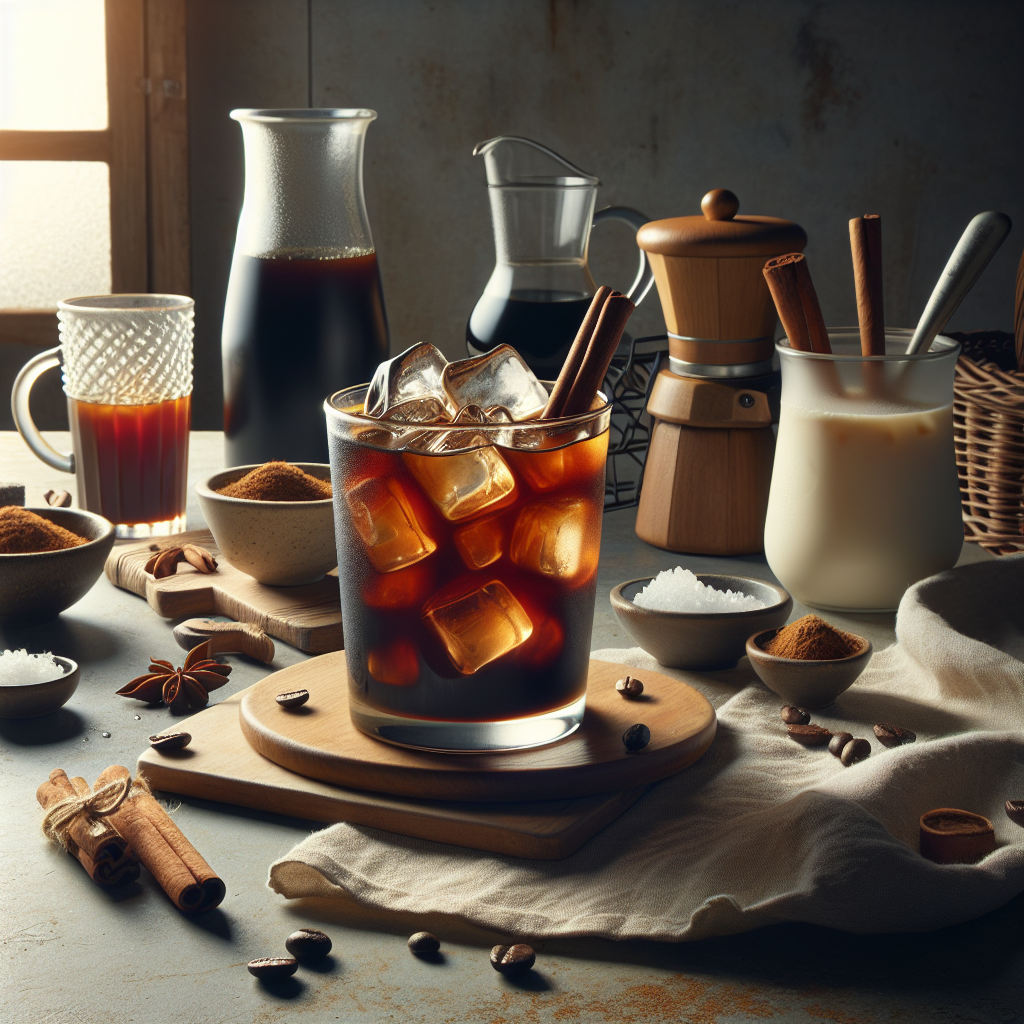 Cinnamon Cold Brew coffee is a refreshing and aromatic chilled beverage that combines the rich, smooth flavors of cold brew coffee with a spicy twist of cinnamon.