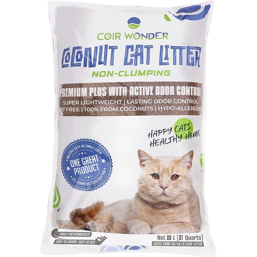 Coconut cat litter is a natural and non-clumping alternative to traditional clay litter for your furry feline friends. Made from all-natural coconut husk fibers, this biodegradable kitty litter is not only eco-friendly, but also safe for both your pets and the environment.