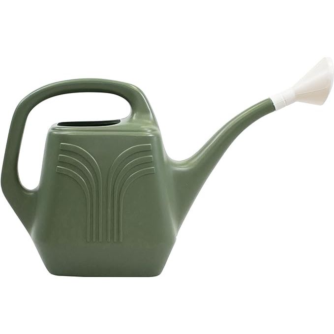 The Bloem Promo Watering Can is a 2-gallon capacity watering can, perfect for both indoor and outdoor use. Its durable resin construction ensures long-lasting use, making it ideal for gardening tasks. The Living Green color adds a touch of style to your gardening equipment.