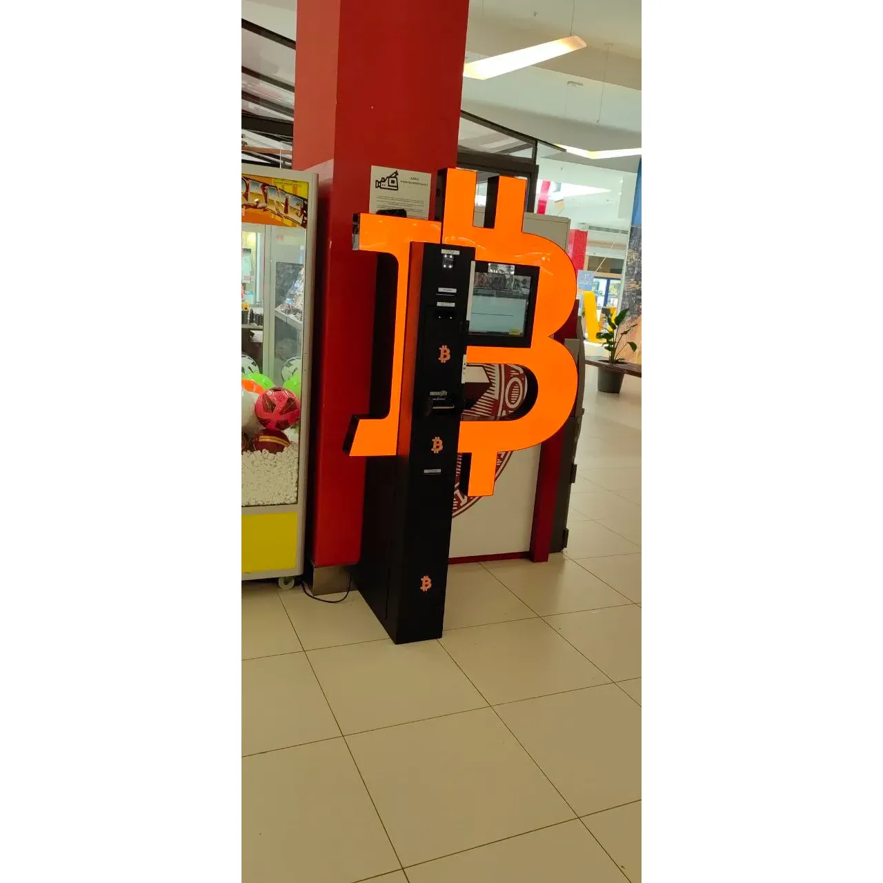 Bancomat Bitcoin ATM - Shitcoins.club is a Bitcoin ATM located at Centro Commerciale Le Porte di Napoli in Afragola, Italy. This ATM allows individuals to buy and sell Bitcoin using cash transactions. As an alternative to traditional exchanges, Bitcoin ATMs provide a convenient and accessible way for people to participate in the cryptocurrency market.

The ATM is operated by Shitcoins.club, a company specializing in providing cryptocurrency services including ATM installations, peer-to-peer trading, and consultancy. The location at Centro Commerciale Le Porte di Napoli offers a convenient and secure setting for individuals to conduct their Bitcoin transactions. Users can easily locate the ATM within the shopping center and follow the step-by-step instructions to complete their transactions.

Bancomat Bitcoin ATM - Shitcoins.club provides a user-friendly interface for customers to buy and sell Bitcoin quickly and efficiently. The ATM is accessible during the operating hours of Centro Commerciale Le Porte di Napoli, providing a convenient option for individuals looking to engage with cryptocurrencies in the Naples area. Customers can access their Bitcoin wallets by scanning a QR code or entering their wallet address, making it easy for both beginners and experienced users to interact with the ATM. Description by ChatGPT.