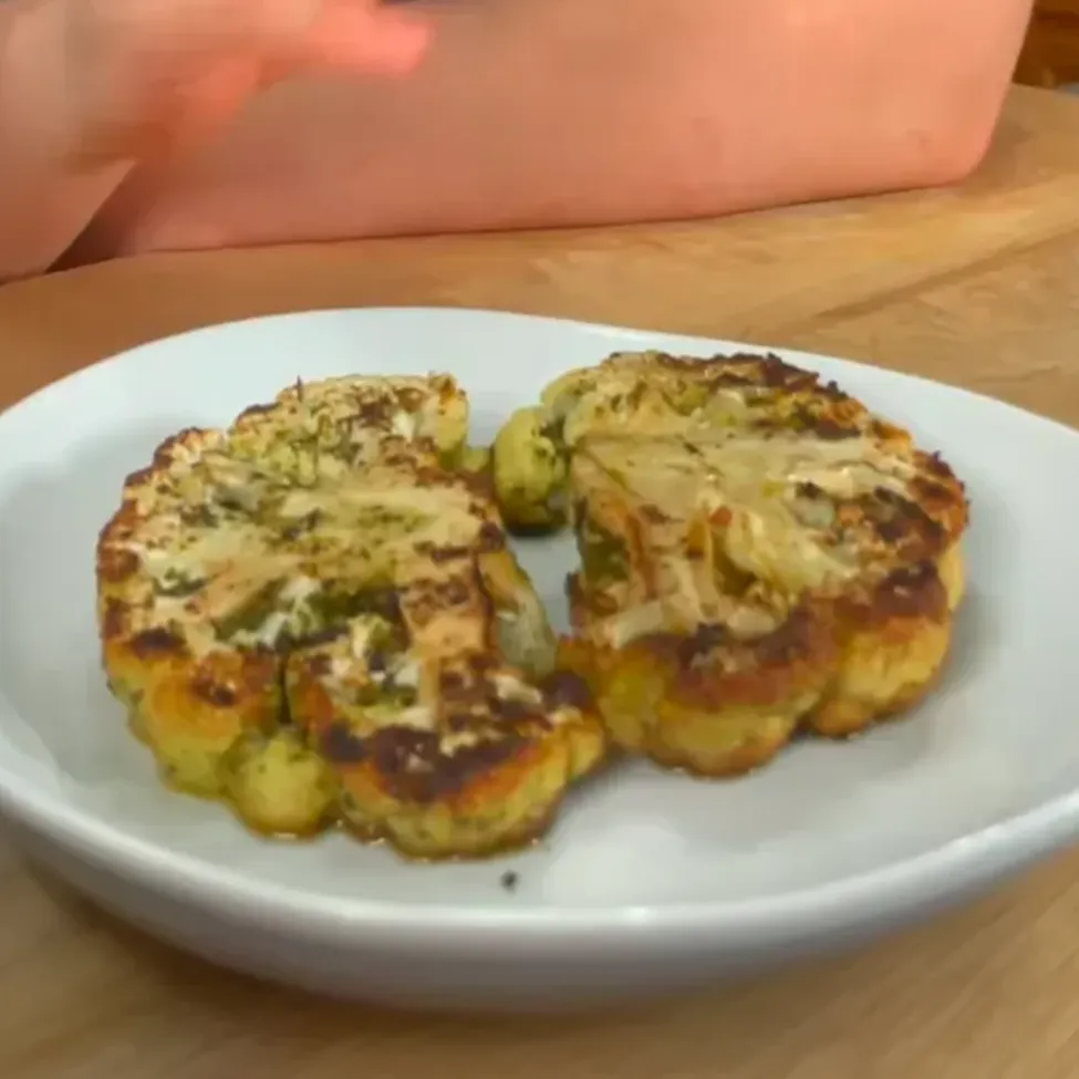 Spicy Chimichurri Cauliflower Steak image