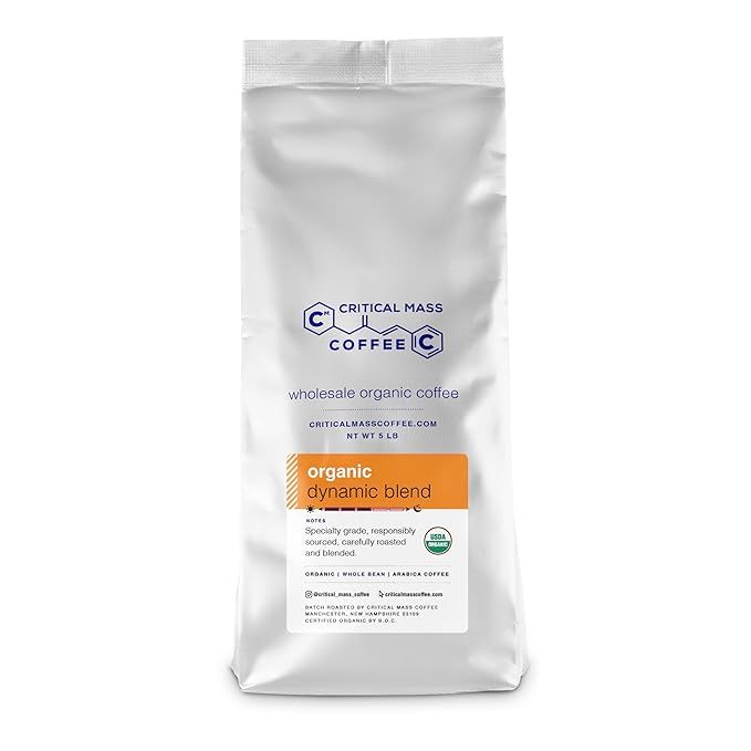 Dynamic Blend USDA Certified Organic Whole Bean Coffee is a high-quality blend made from organic coffee beans sourced from around the world. This premium coffee is certified by the United States Department of Agriculture (USDA), ensuring it meets the strict standards for organic farming practices.