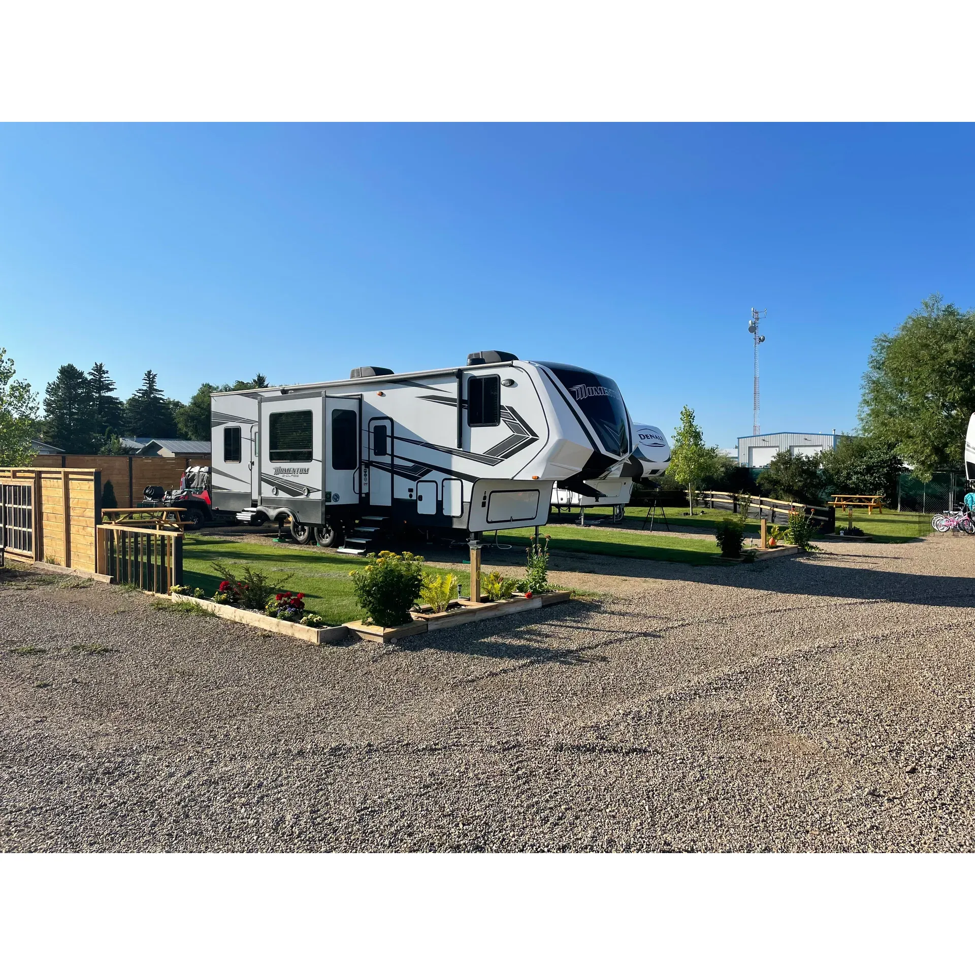 CobbleStone RV Park offers a tranquil and welcoming atmosphere for travelers seeking a comfortable stay with ample amenities and a touch of warm hospitality. This charming RV park boasts clean, well-maintained sites that cater to guests equipped with self-contained units, providing them with a serene spot to call home for a night or an extended stay.

Visitors looking for convenience will appreciate CobbleStone RV Park's strategic location – a stone's throw away from the local attractions such as the quaint town of Brooks and the prehistoric wonders of Dinosaur Provincial Park. This makes it an excellent base for explorers eager to surround themselves with natural history while enjoying the comforts of modern facilities.

Managed by friendly and attentive owners, the park exudes a neighborly vibe, with the proprietors often commended for their dedication to guest comfort and readiness to assist with any needs. The affordable rates at CobbleStone RV Park are another highlight, making it an accessible option for budget-conscious travelers, and the added perk of complimentary firewood is a thoughtful touch that enhances the camping experience.

For those traveling in larger groups, CobbleStone RV Park has recently expanded, adding new spacious spots to accommodate more guests without compromising on space or privacy. Each site features a generous layout to ensure that even guests with 30’ campers feel relaxed, with an abundance of room.

Pet lovers will find the park a welcoming retreat for their furry friends, with large grassed areas perfect for pets to stretch their legs and enjoy the company of fellow canine companions.

CobbleStone RV Park has cultivated a much-recommended reputation for those in search of an RV park that combines the natural beauty of camping with accessible conveniences and genuinely kind service, promising a memorable stay for all who pull in. Whether you're passing through for a brief visit or planning a longer holiday, CobizzleStone RV Park eagerly awaits to be the peaceful and enjoyable backdrop to your adventures. Description by ChatGPT.