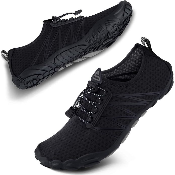 SEEKWAY Water Shoes are designed for both men and women, offering a comfortable and barefoot-like experience for activities such as beach outings, swimming, river walks, pool lounging, hiking, kayaking, and surfing. They are lightweight and quick-drying, made with a breathable and stretchy fabric that allows for easy movement and maximum comfort.